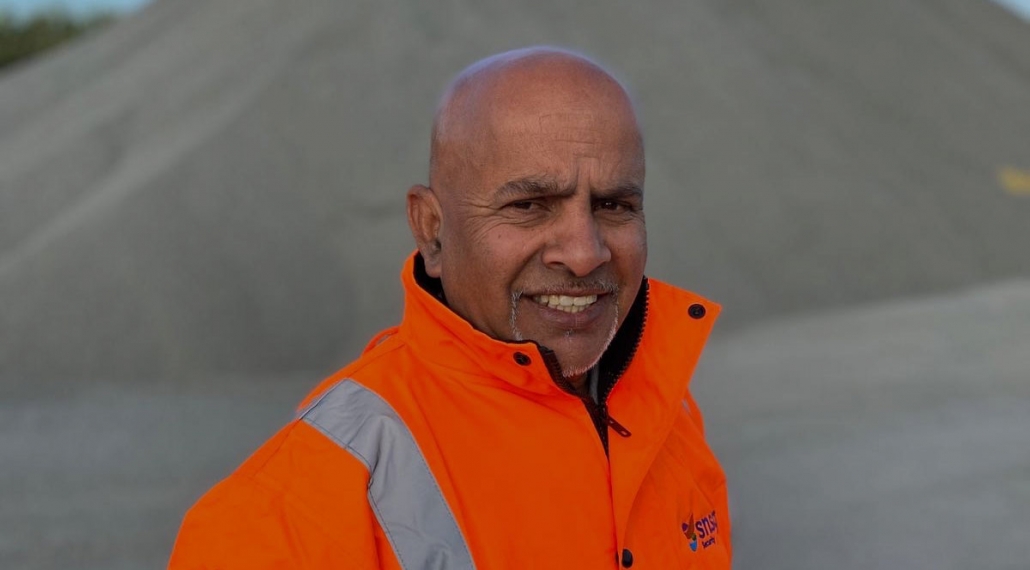 One of our SIA Licensed manned guard professionals on duty at a construction site in Coventry, West Midlands, UK.