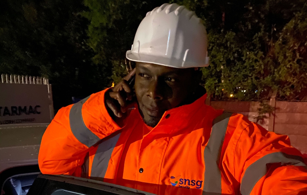 One of our SIA Licensed CCTV monitoring security staff on duty