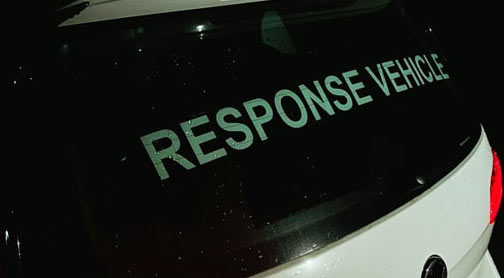 An SNSG mobile patrol vehicle in action across the West Midlands and UK.