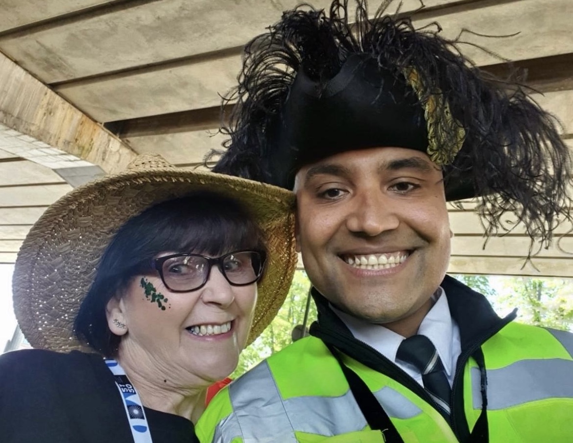 Two of our SNSG security staff together at a music venue